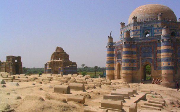 The amazing shrines of Uch Shariff.