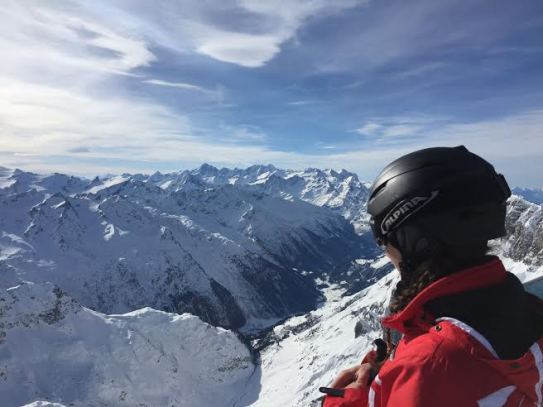 Mt. Titlis above Engelberg, Switzerland.