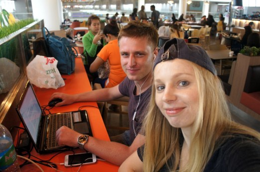 Blogging at Bangkok Airport