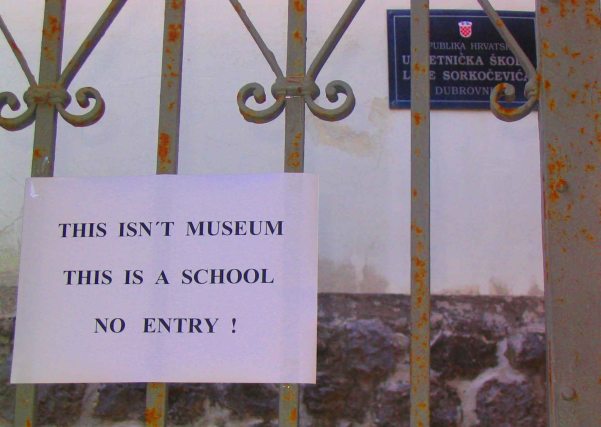 Hmmm this kinda sums up the feelings of the locals, I guess!