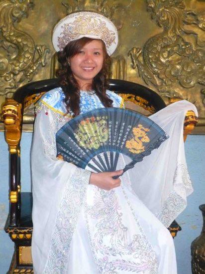 girl in dress up dalat