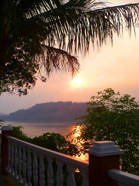 luang prabang sunset
