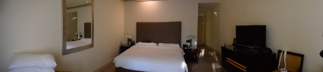 Panorama shot of the room.