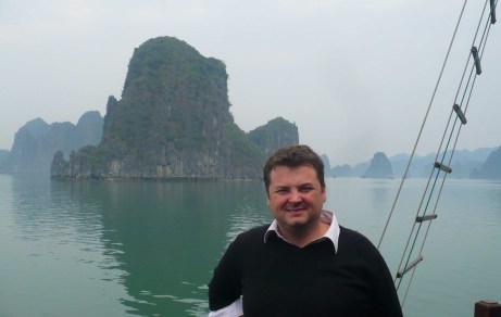 me at halong bay