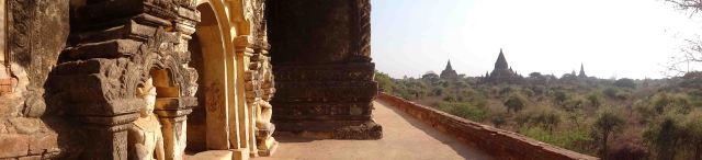 Panorama from one of the temples, Bagan.
