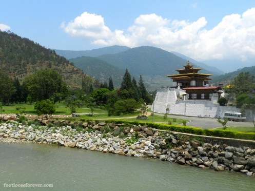 Punakha Monastery in Bhutan