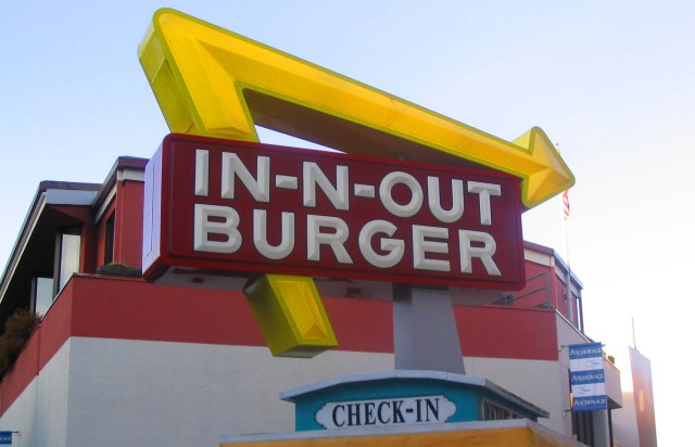 in and out burger