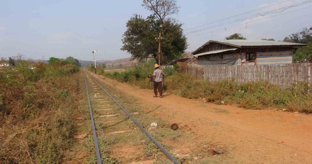 Lonely tracks, near Pyin Oo Lwin