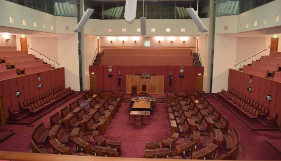 Senate in (new) Parliament House.