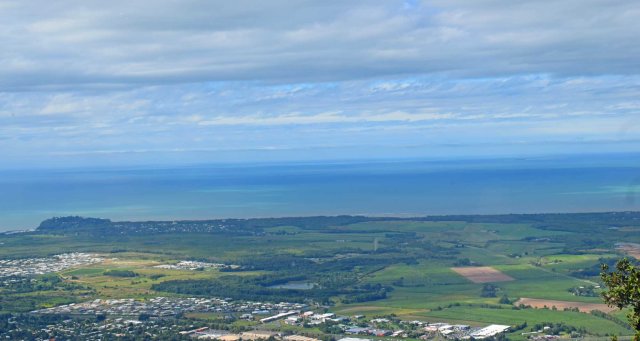 Aerial view of the Cairns region.