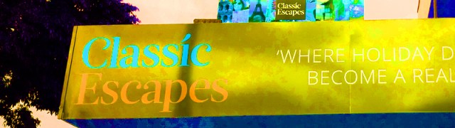 classic escapes banner copy