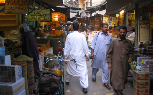 A market in Rawalpindi.