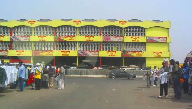 From the bus I was on as we entered Accra