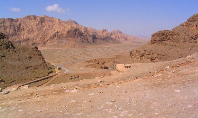 Desert outside of Yazd.