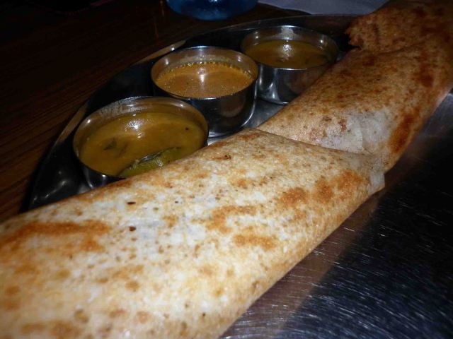 Thali for dinner in Kandy.