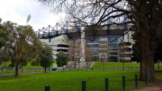 The MCG - home to the museum and Australia's biggest sports' stadium. 