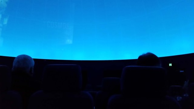 The planetarium show begins!