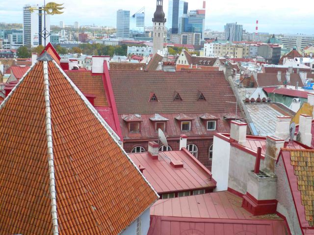 Tallinn rooftops.