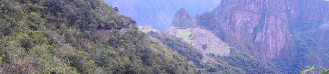 View taken whilst walking to the Sun Gate, maybe a kilometre from Machu Picchu.