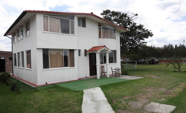 The main building as you enter.