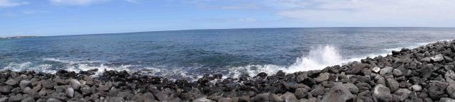 Ocean and rocks, Isla San Cristobel.