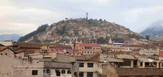 Quito - this hill is regarded as unsafe to walk up, instead tourists should take a taxi.