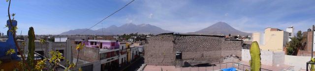 Amazing view from the rooftop of Arequipa.