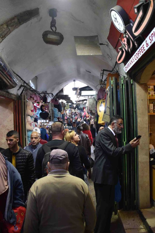 It's busy in the Old City