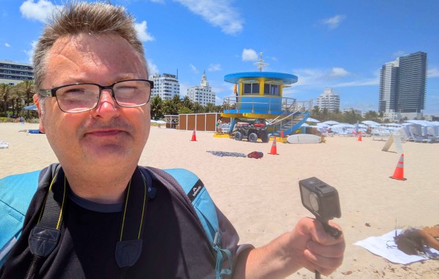 Shooting with my DJI on Miami Beach