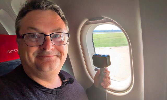 Vlogging on board Austrian Airlines