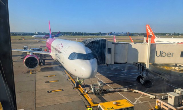 Wizz Air at Gatwick Airport